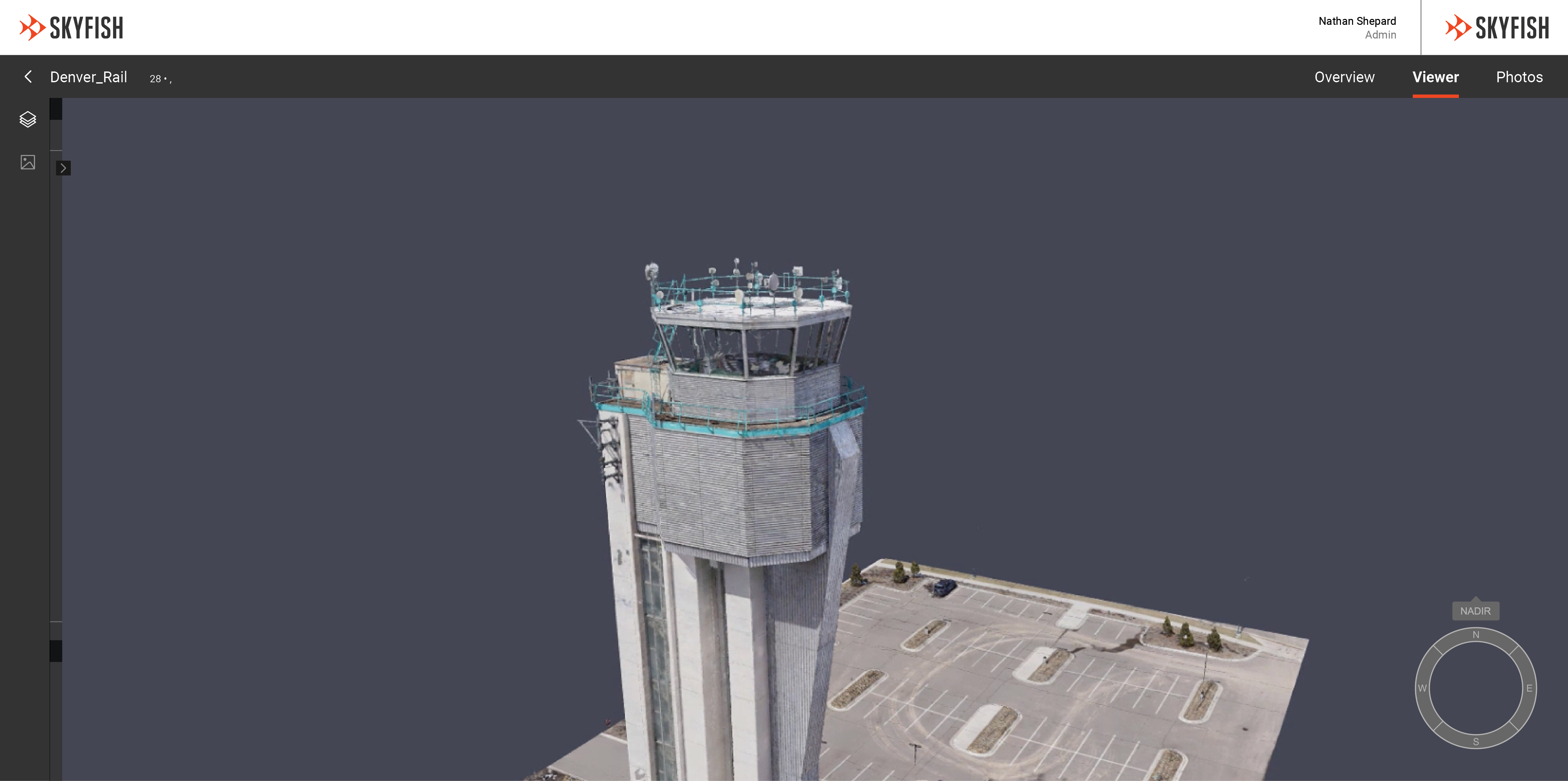 Air Traffic Control Tower - Transportation Skyportal Model Screenshot